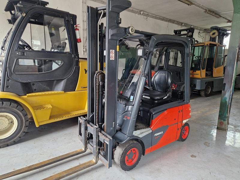 LINDE E 16 P - 02, BATERIEOVÝ, TRIPLEX