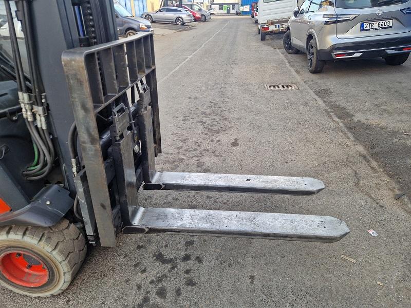 LINDE E 20 L, bateriový, TRIPLEX, výsuvné prodloužení vidlic