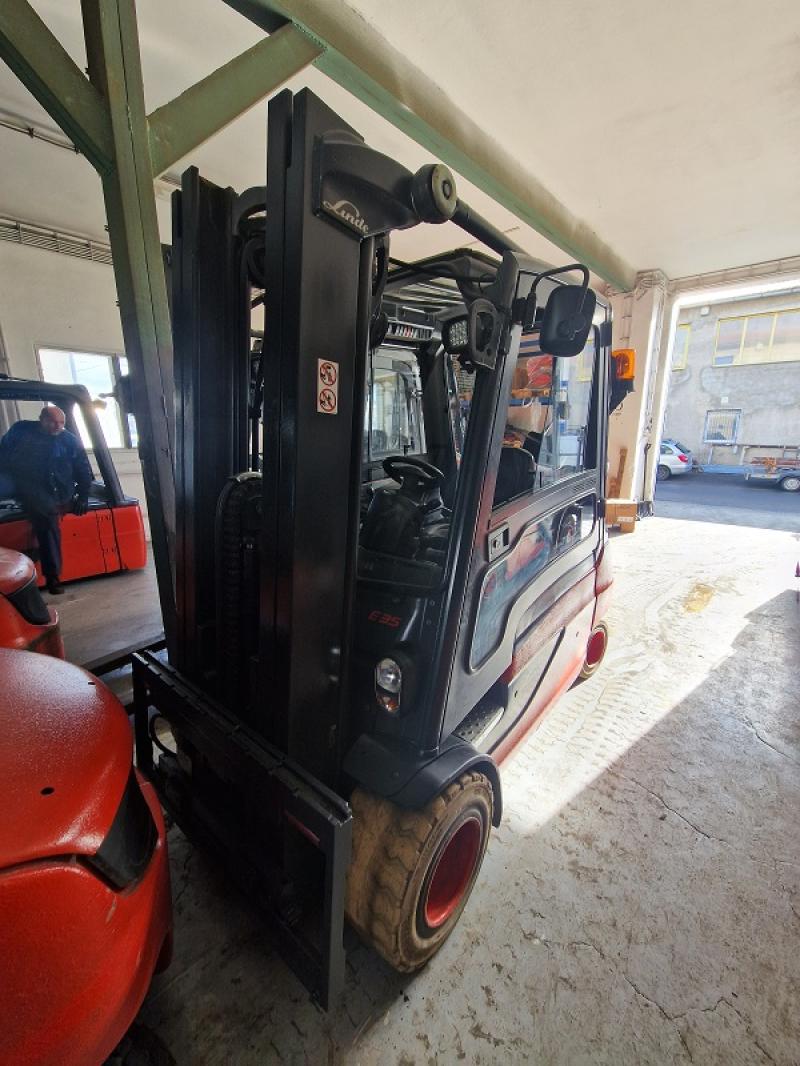 LINDE E 35 L - 01, BATERIOVÝ, TRIPLEX, k PRODEJI I PRONÁJMU