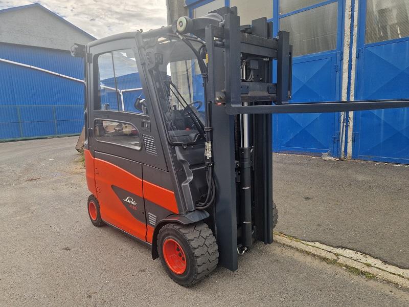 LINDE E35HL, bateriový, DUPLEX 3,2m, K PRONÁJMU i PRODEJI