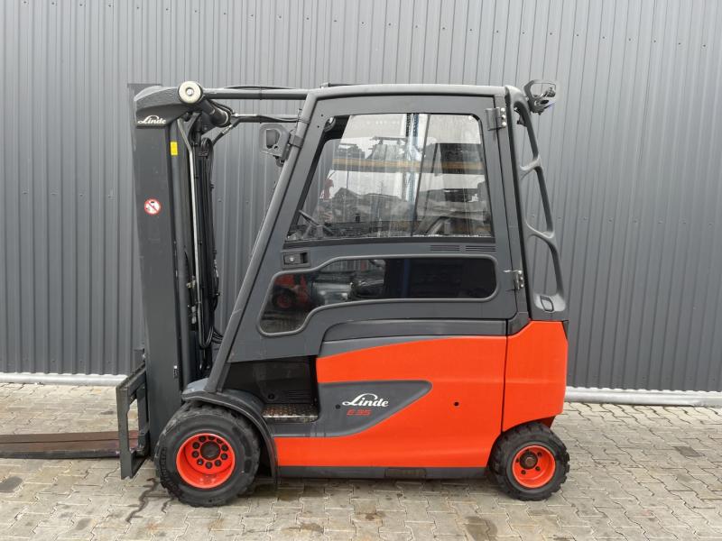 LINDE E35HL, bateriový, DUPLEX 3,2m, K PRONÁJMU i PRODEJI