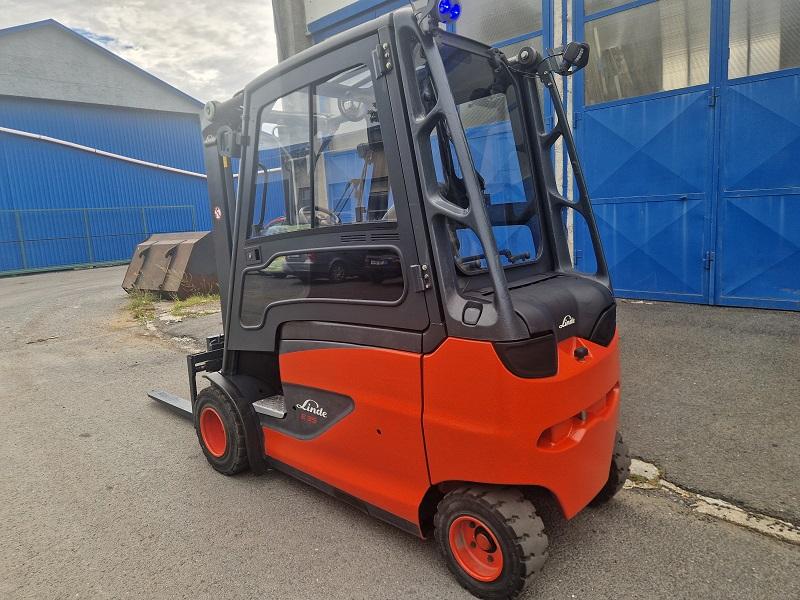 LINDE E35HL, bateriový, DUPLEX 3,2m, K PRONÁJMU i PRODEJI