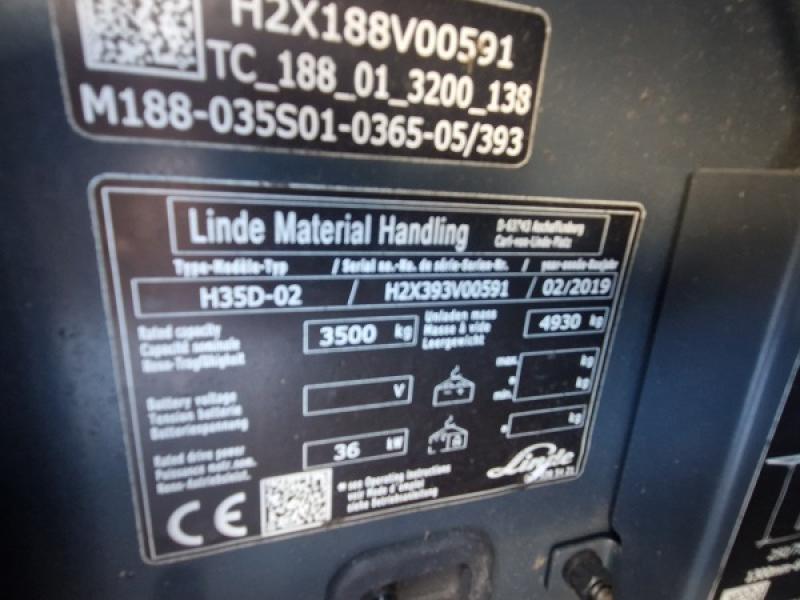 LINDE H 35 D, diesel, klimatizace, K PRONÁJMU i PRODEJI