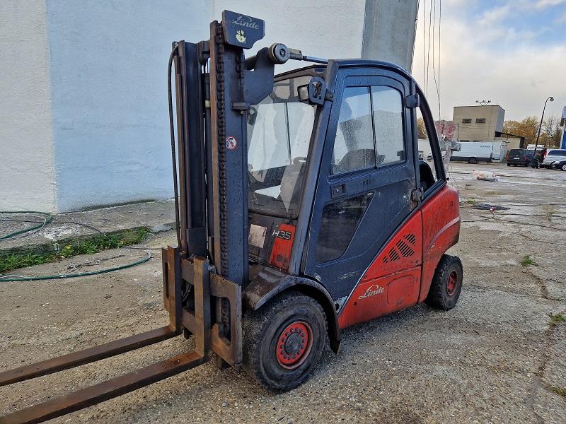 LINDE H 35 T, LPG, stožár STANDARD, r.v. 2012, POUZE 5400Mth