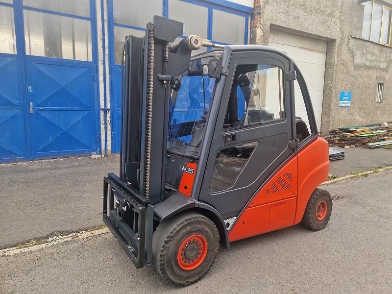 LINDE H 35 T, LPG, stožár STANDARD, r.v. 2012, K PROEJI i PRONÁJMU
