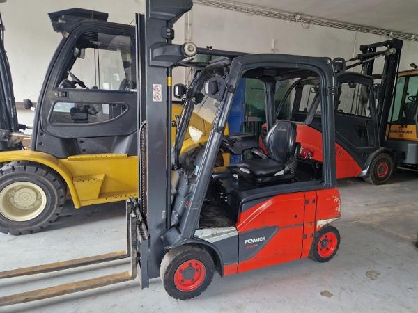 LINDE E 16 P - 02, BATERIEOVÝ, TRIPLEX